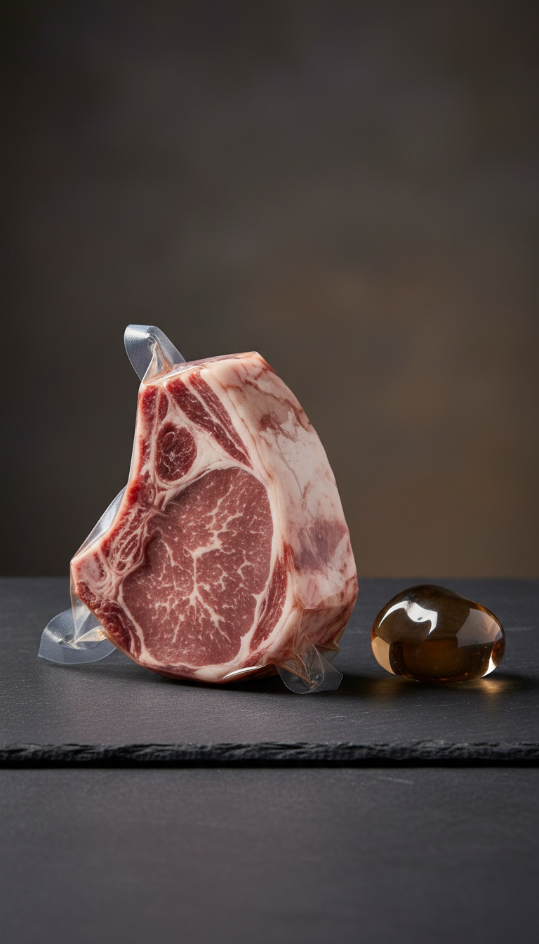 Heritage Pork Chop, transparente Hülle